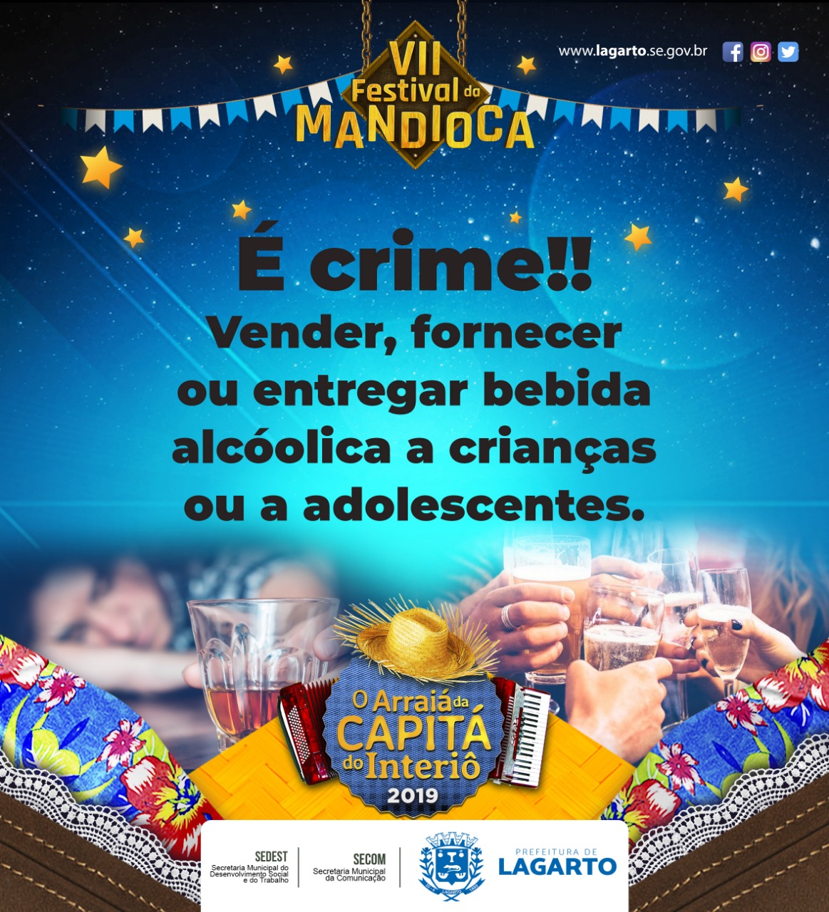 sedest aviso bebidas