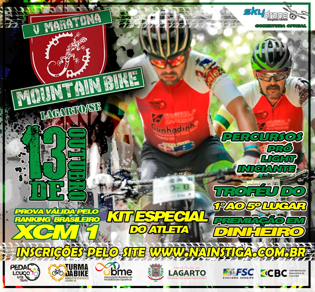 Lagarto sedia V Maratona Moutain Bike