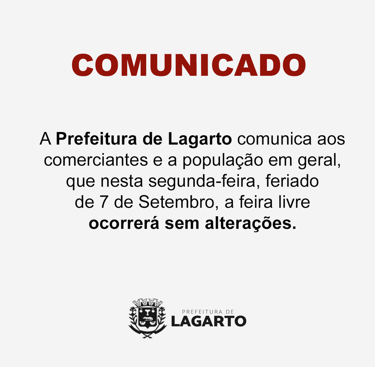 comunicado