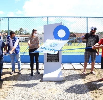 Prefeitura de Lagarto inaugurou o Campo de Futebol do Loiola II