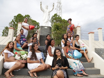 Cras da Colônia Treze realiza ensaio fotográfico com gestantes do projeto “Bem-Vindo à Vida Sedest”