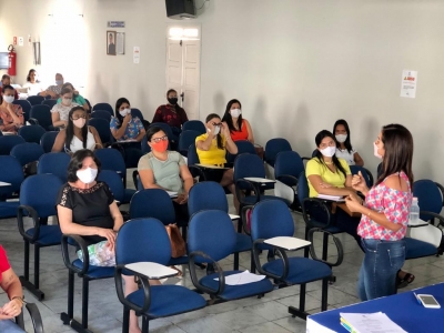 Técnicos da Semed e Gestores da Ed. Infantil reunem-se para tratar sobre o ano letivo de 2021