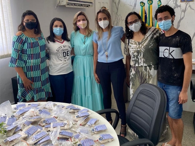 Prefeitura de Lagarto recebe doação de 1.200 máscaras para serem distribuídas à população vulnerável